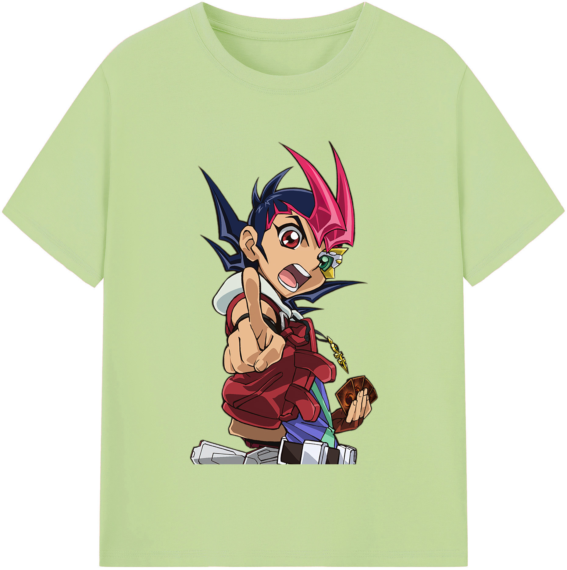 （画像用） 遊☆戯☆王 Yu-Gi-Oh! 綿100％半袖Tシャツ（フロントプリント）